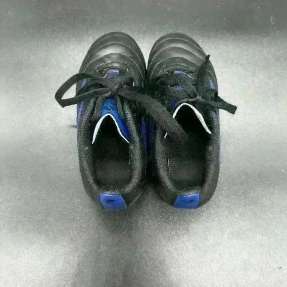 Adidas Goletto VIII FG J Black Blue Kids Youth Size 11K Soccer Cleats GX6906 - Picture 5 of 7